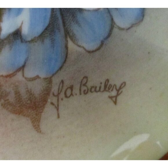 Vintage Aynsley Cabbage Rose Teacup Tea Cup Cup Saucer Bone China Artist Signed - Picture 8 of 10